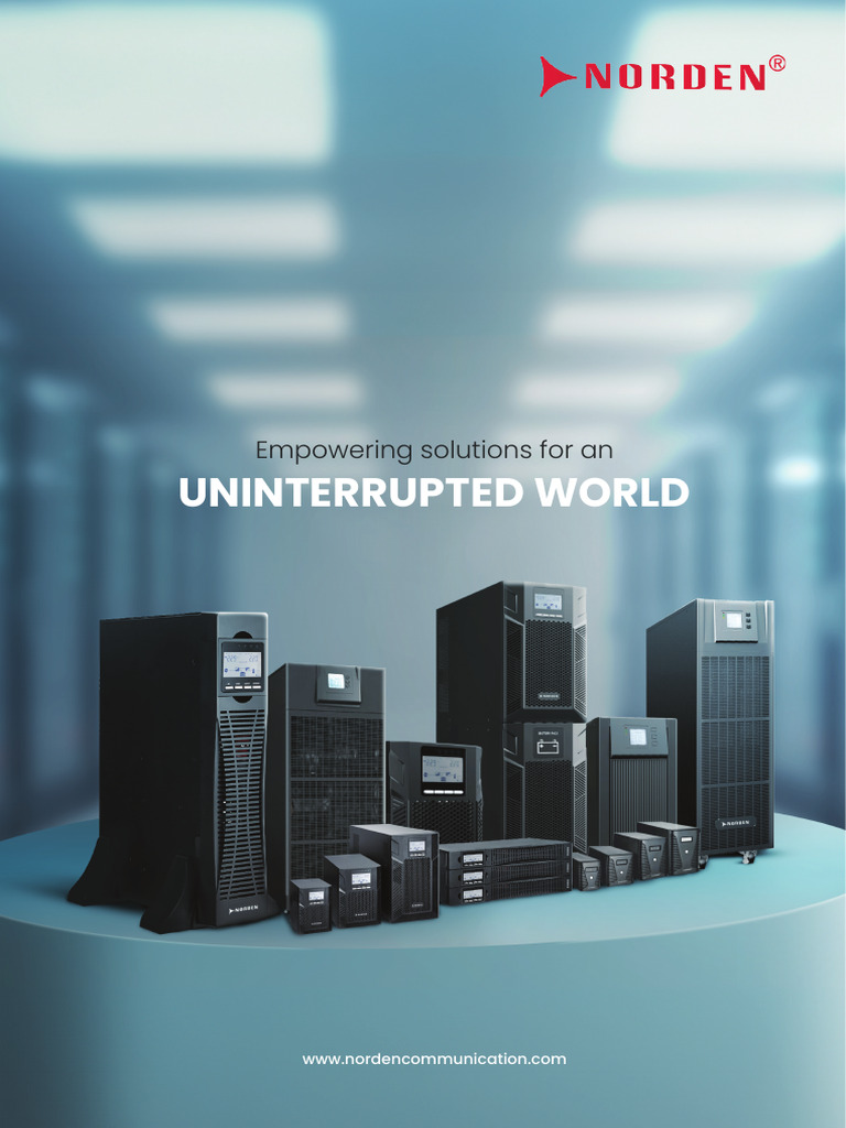 Norden UPS Solution For Retail | PDF | Power Inverter | Rectifier