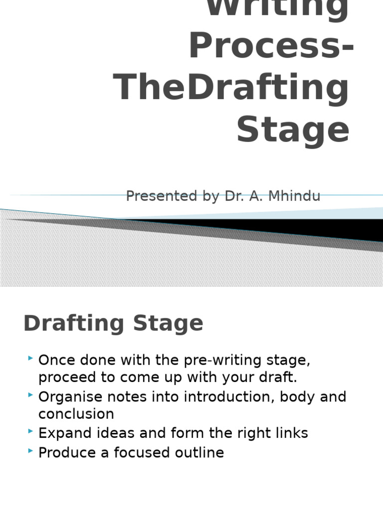 Drafting Academic Essays Guide | PDF | Essays | Cognition