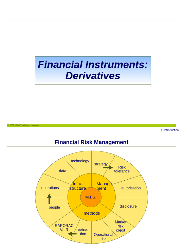 Financial Instruments: Derivatives Overview | PDF | Option (Finance ...