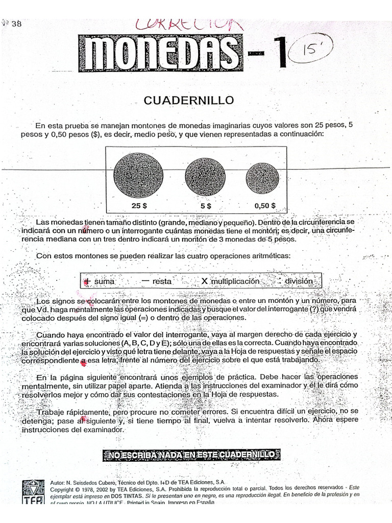 Monedas 1 | PDF