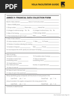 VSLA Methodology Training Overview | PDF | Loans | Expense