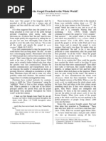 Download Was the Gospel Preached to the Whole World by Second Coming SN9056328 doc pdf