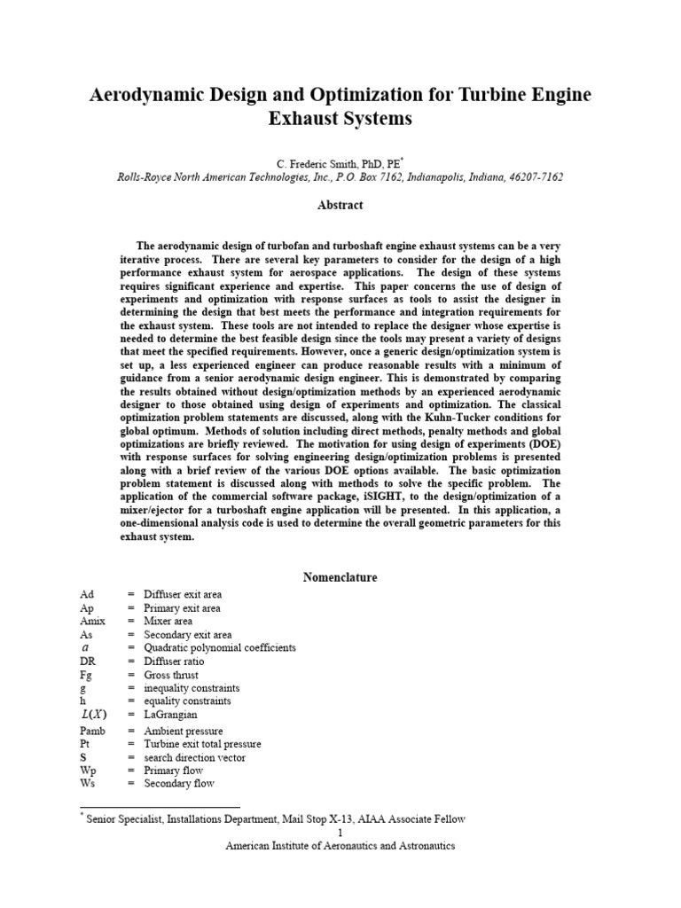 99-بهینه سازی-Aerodynamic Design and Optimization for Turbine Engine ...