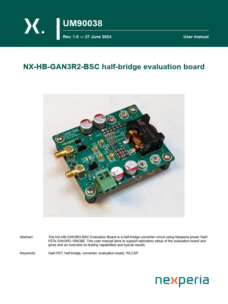 NX-HB-GAN3R2-BSC Evaluation Manual | PDF | Field Effect Transistor ...