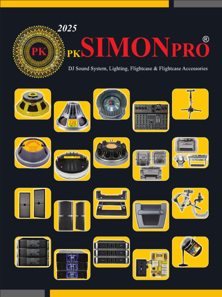 Simon Pro Audio Equipment Overview | PDF | Electrical Components ...