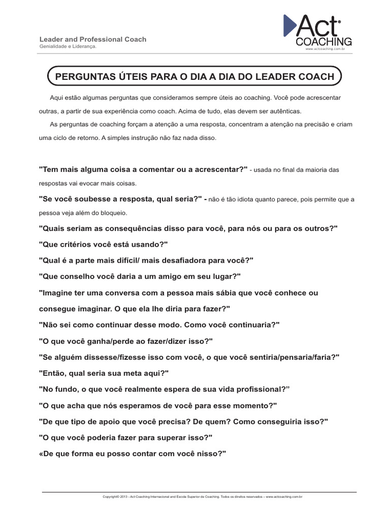 Leader Coach | PDF