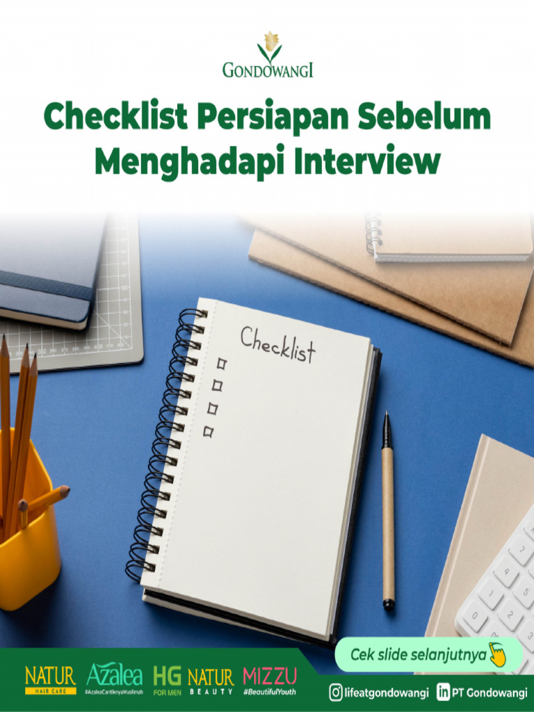 Ceklis Persiapan Interview | PDF