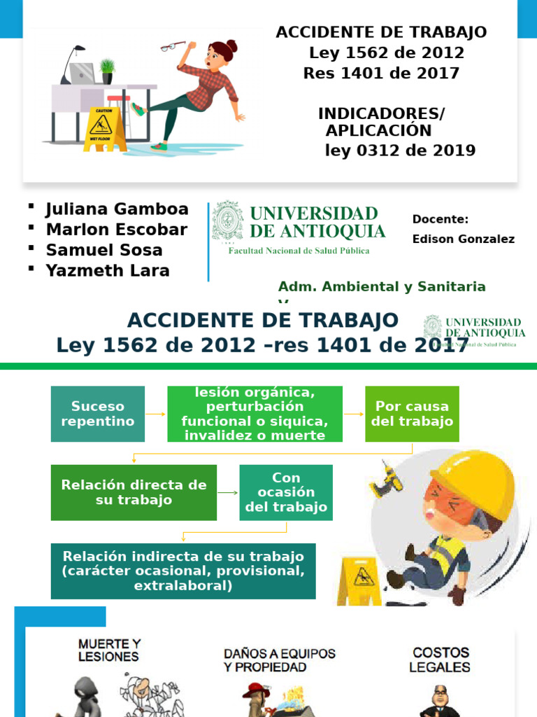 Indicadores de Accidentes Laborales en SST | PDF