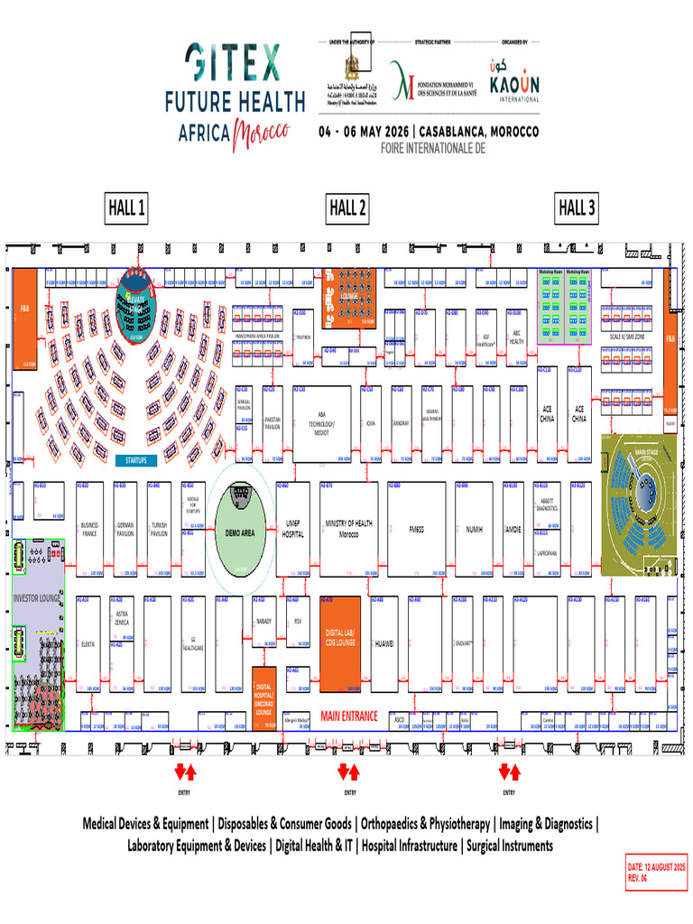 GITEX Future Health Africa 2025 Layout | PDF