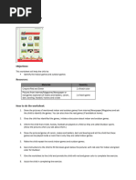 Indoor Outdoor Games Chart | PDF