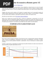 Aprenda a Estudar de Maneira Eficiente Parte 1
