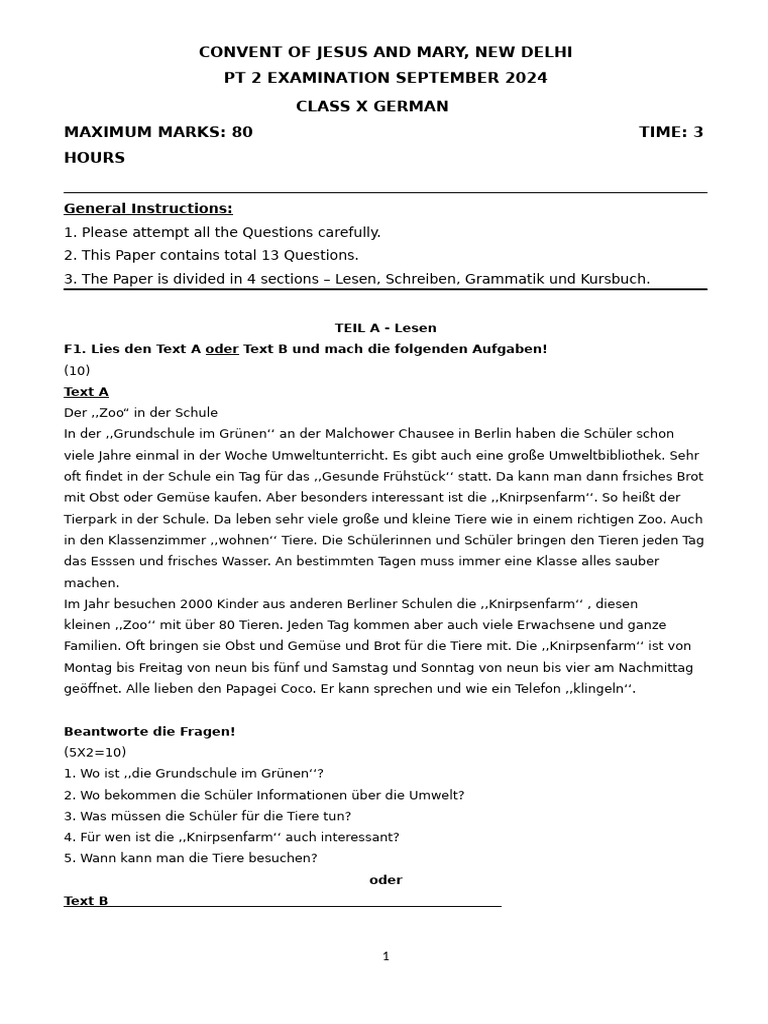 Class 10 PT2 | PDF