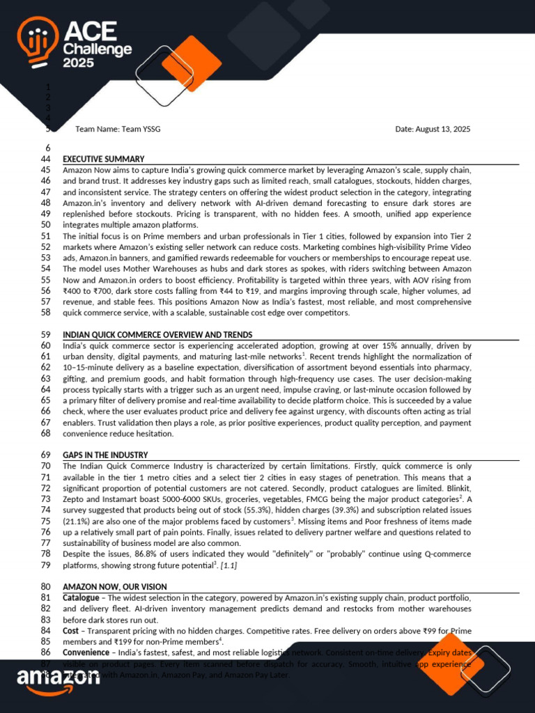 IIM Kozhikode - Team YSSG | PDF | Warehouse | Supply Chain