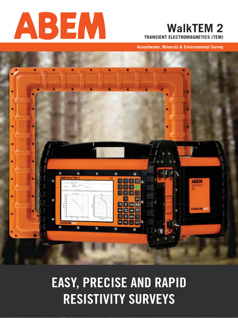 ABEM WalkTEM 2 Product Brochure 2022 | PDF | Geophysics
