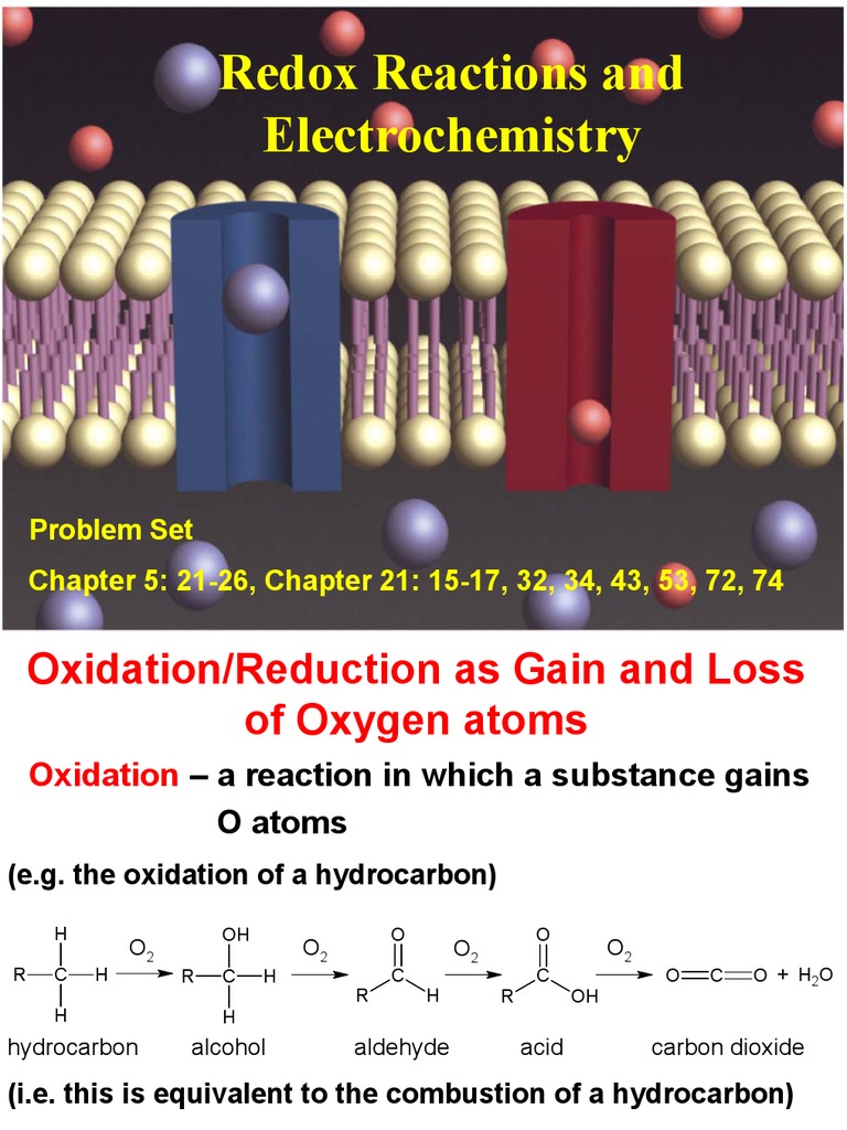 electrochemistry Redox Electrochemistry