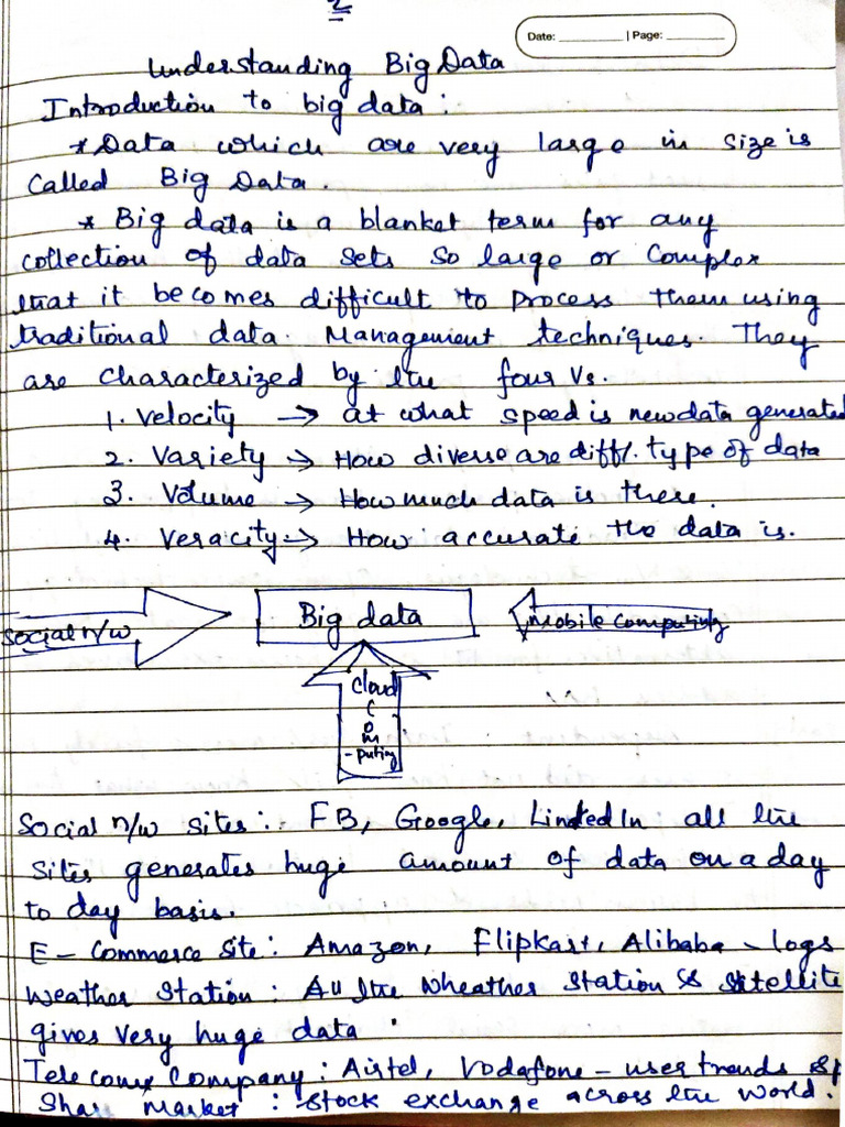 BDA Notes 1 | PDF