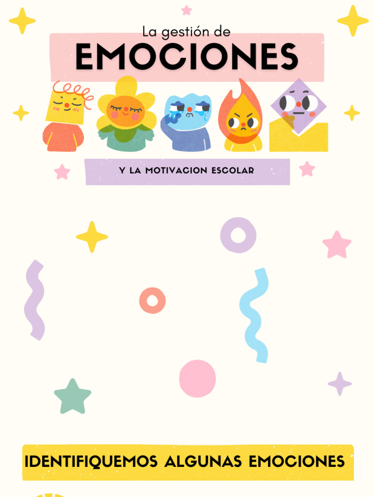 Actividades para la Gestión Emocional Escolar | PDF | Las emociones ...