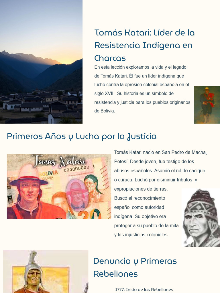 Tomás Katari | PDF | América del Sur