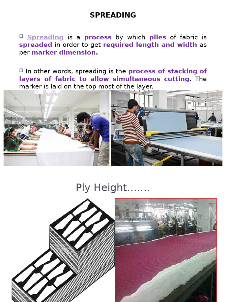 Lec 21-24 Fabric Spreading | PDF | Textiles | Friction