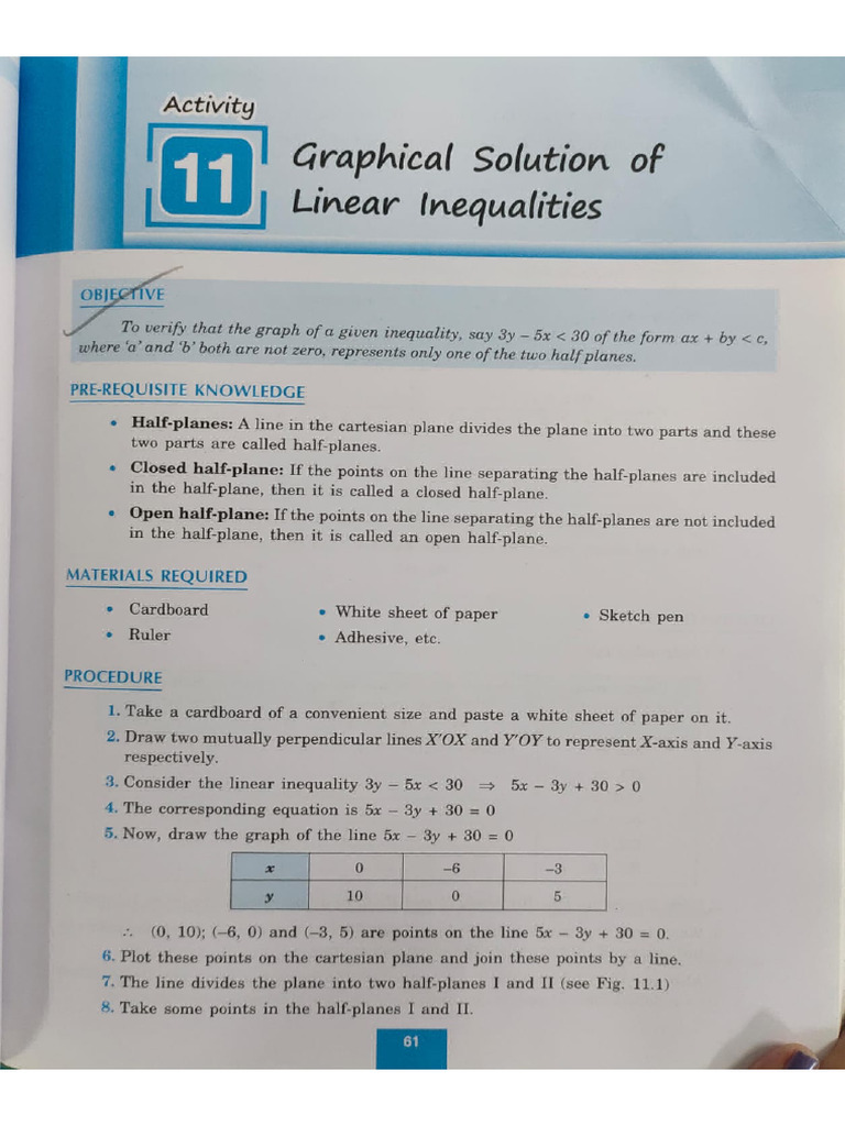 Class XI Maths Activity 3 | PDF