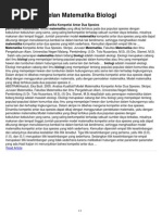 Download Contoh Pemodelan Matematika Biologi by bangalinordin SN90574662 doc pdf