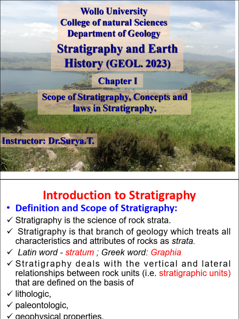 Overview of Stratigraphy and Strata | PDF | Stratigraphy | Clastic Rock