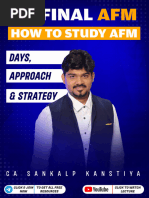 AFM Revision Planner for CA Final | PDF | Corporations | Economies