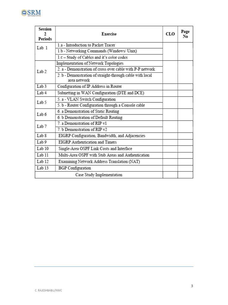 CN Lab Manual For Exp-1 | PDF | Network Switch | Computer Network