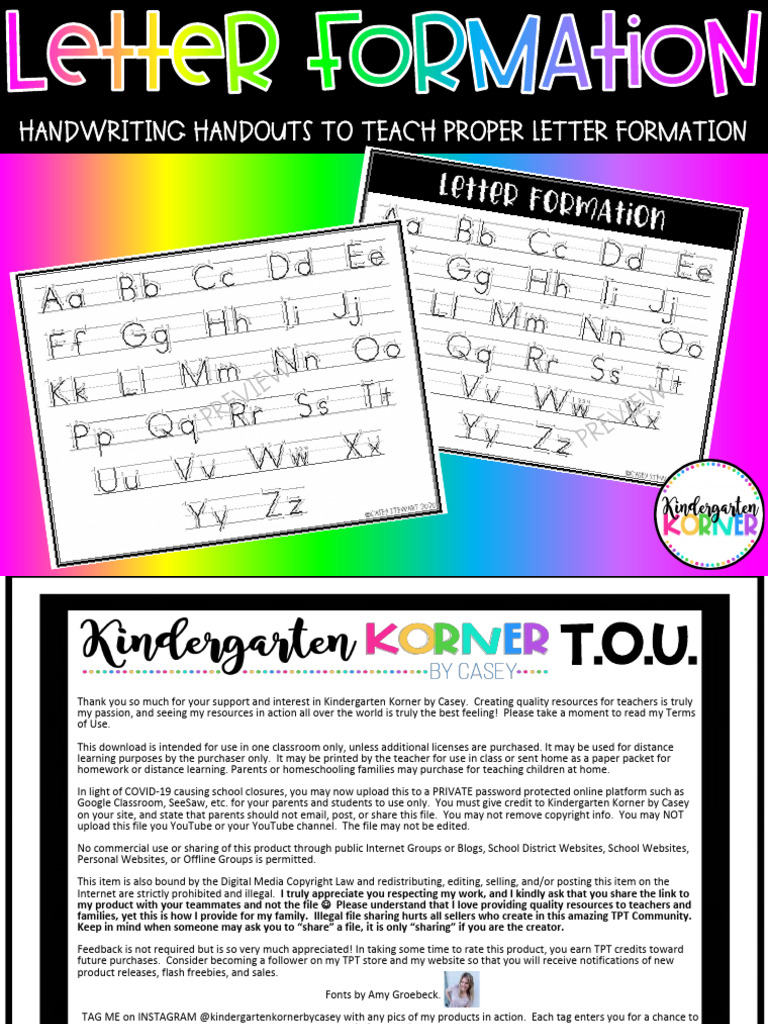 Handwriting Resources for Kids | PDF