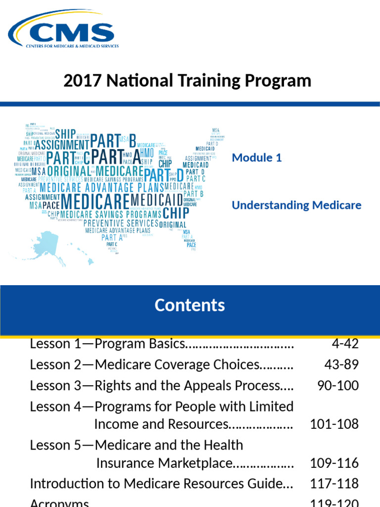 Medicare Training Program Overview | PDF | Cost Of Living | Medicare ...