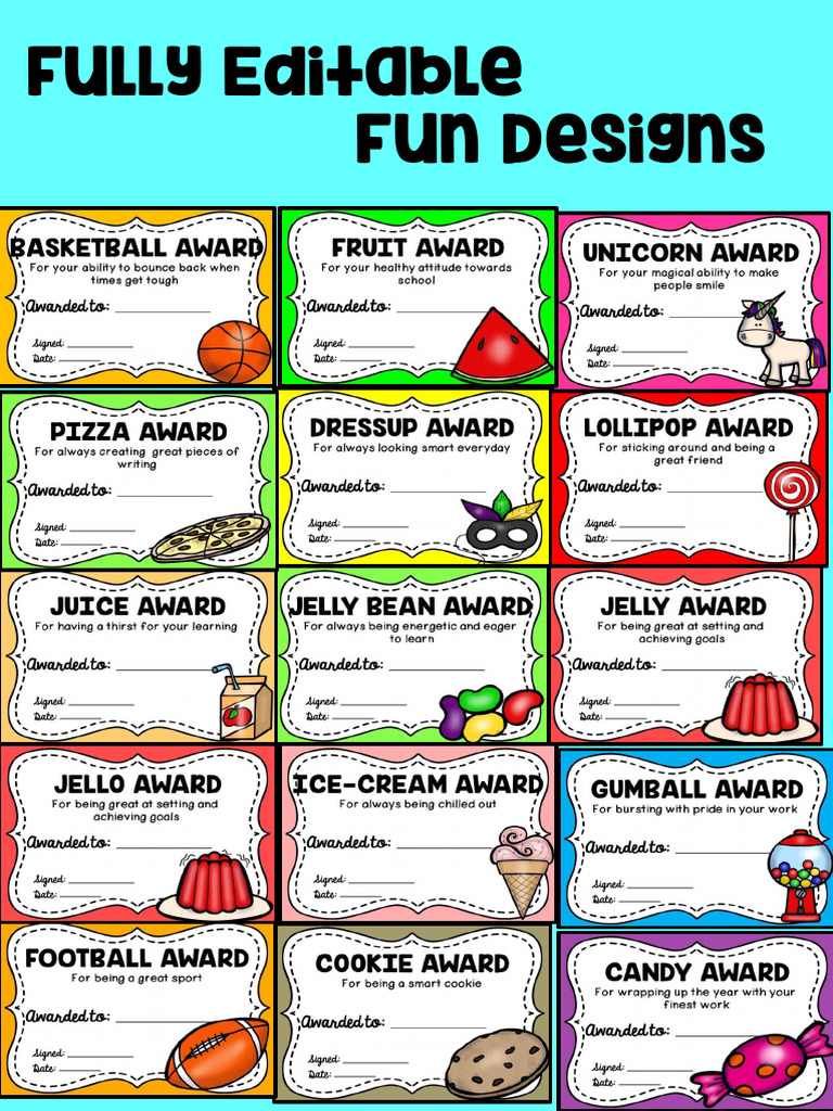 Fully Editable Fun Designs | PDF