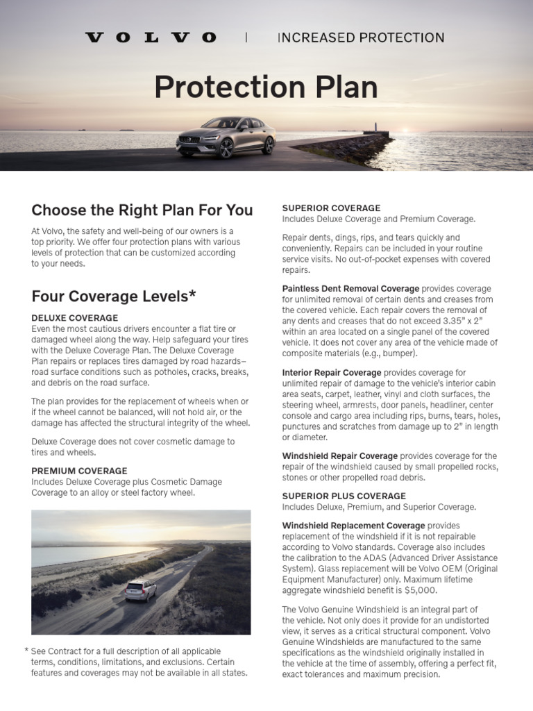 Volvo Protection Plan Digital Brochure 3 | PDF | Tire | Road