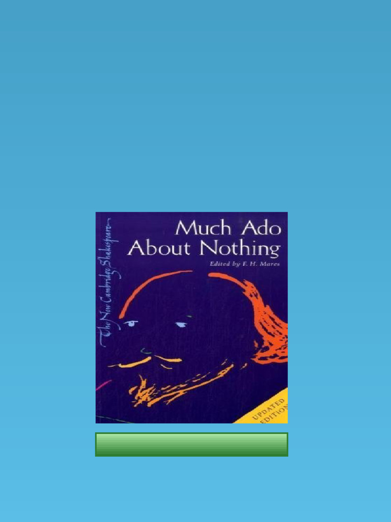 (Ebook) Much Ado about Nothing (The New Cambridge Shakespeare) 2nd (Ebook) Much Ado about Nothing (The New Cambridge Shakespeare) 2nd