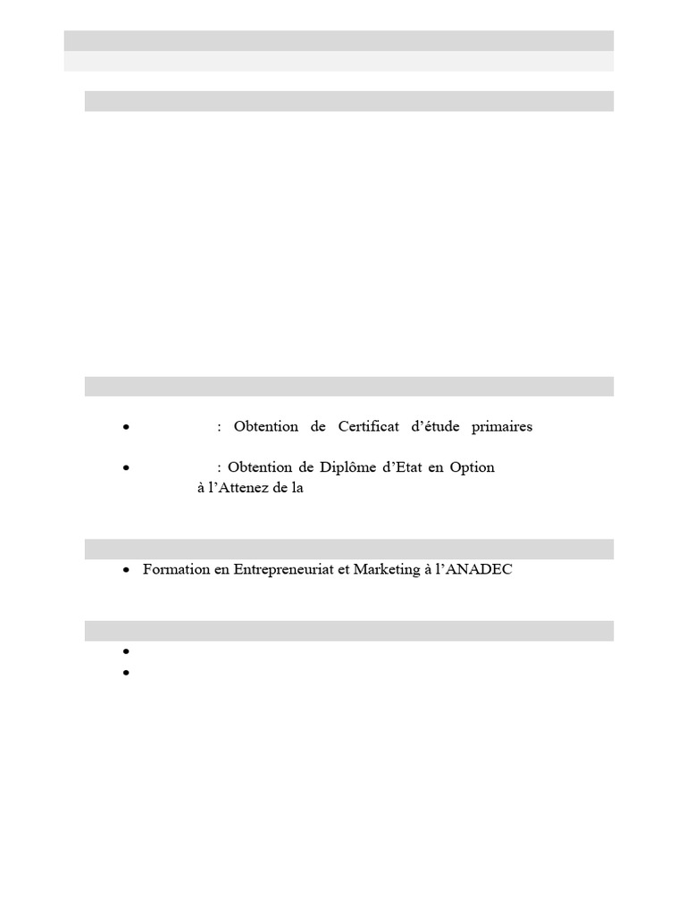 CV de Simonie MBOMBO NKAMBWA | PDF