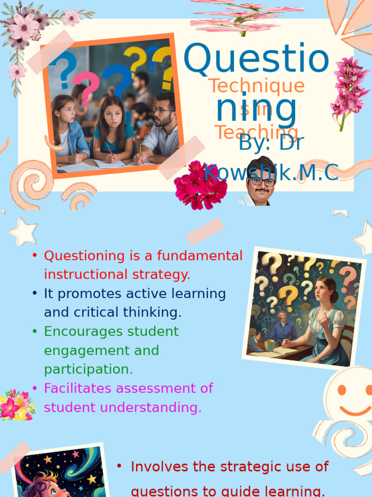 Effective Questioning Techniques in Teaching | PDF