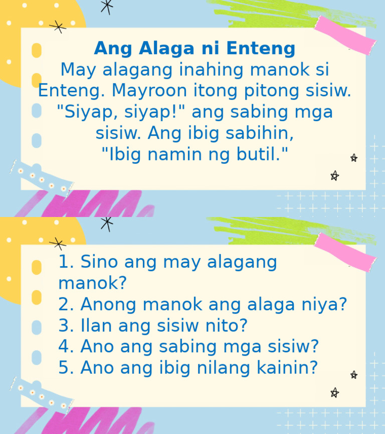 Ang Alaga Ni Enteng | PDF