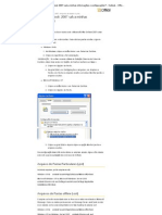 Onde o Outlook 2007 salva informações e configurações