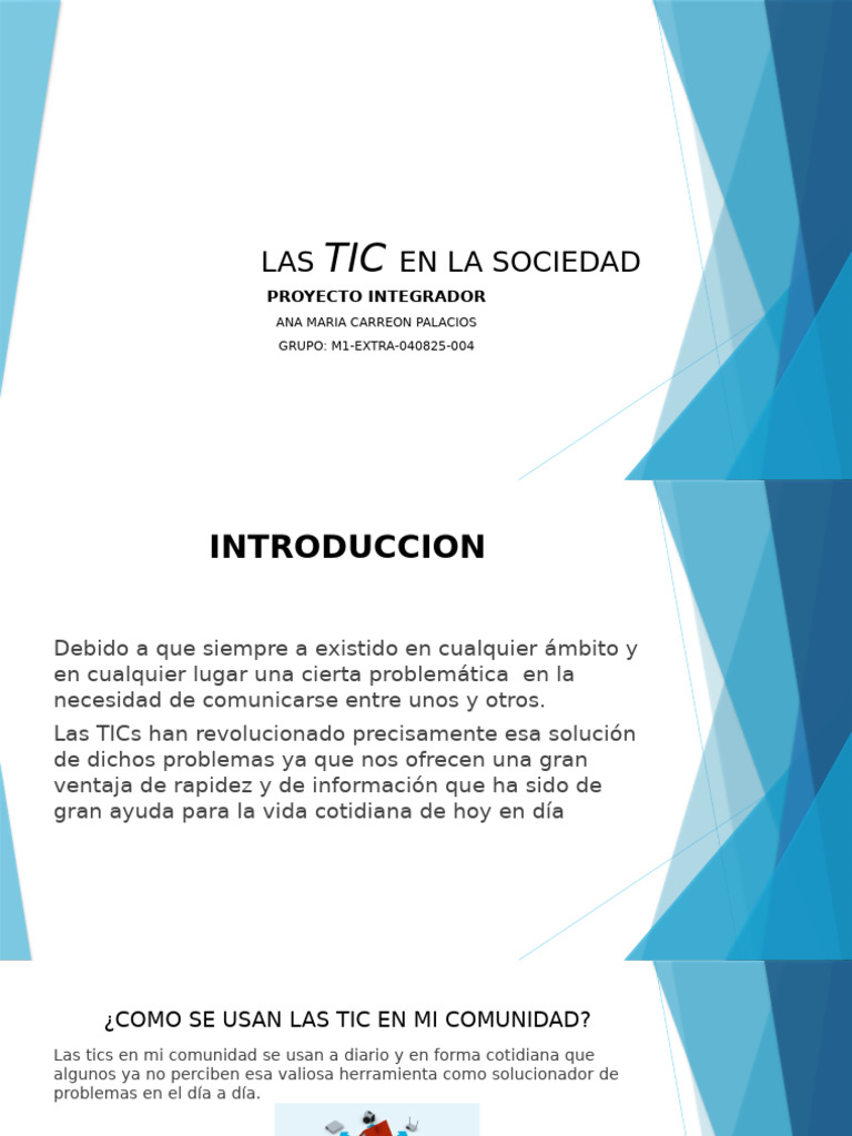 Las Tic en La Sociedad | PDF