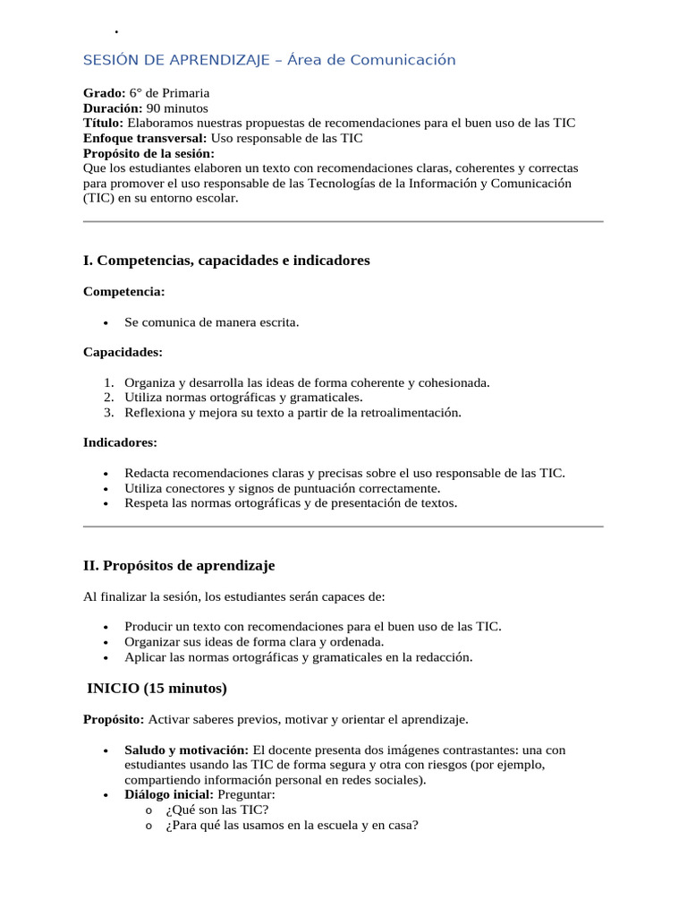 Recomendaciones para Uso Responsable de TIC | PDF | Tecnología de ...