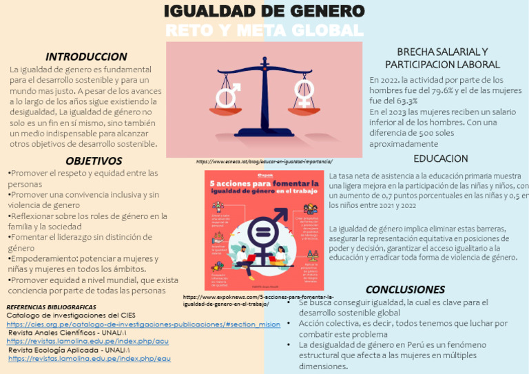 Promoviendo la Igualdad de Género | PDF | Igualdad de género | Estudios ...