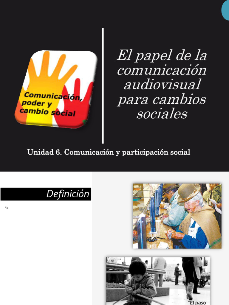 Comunicación para el Cambio Social | PDF | Cambio social | Educación en ...