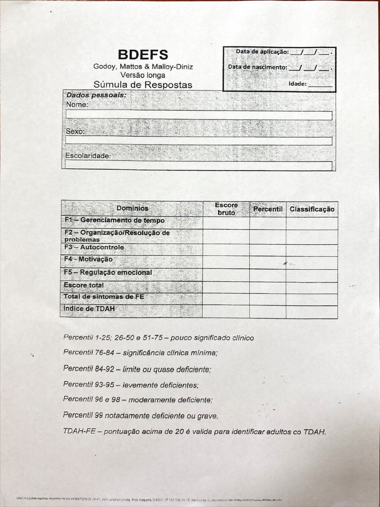 BDEFS - Correção | PDF