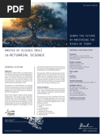 UFS Actuarial Science Module Overview | PDF | Risk | Insurance