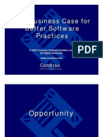 Business Case for Software Practices Keynote