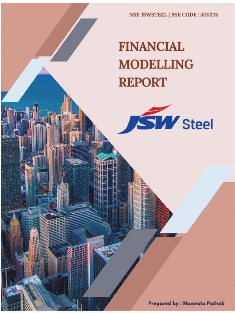 JSW Steel - Financial Model Report | PDF | Cost Of Capital | Financial  Economics