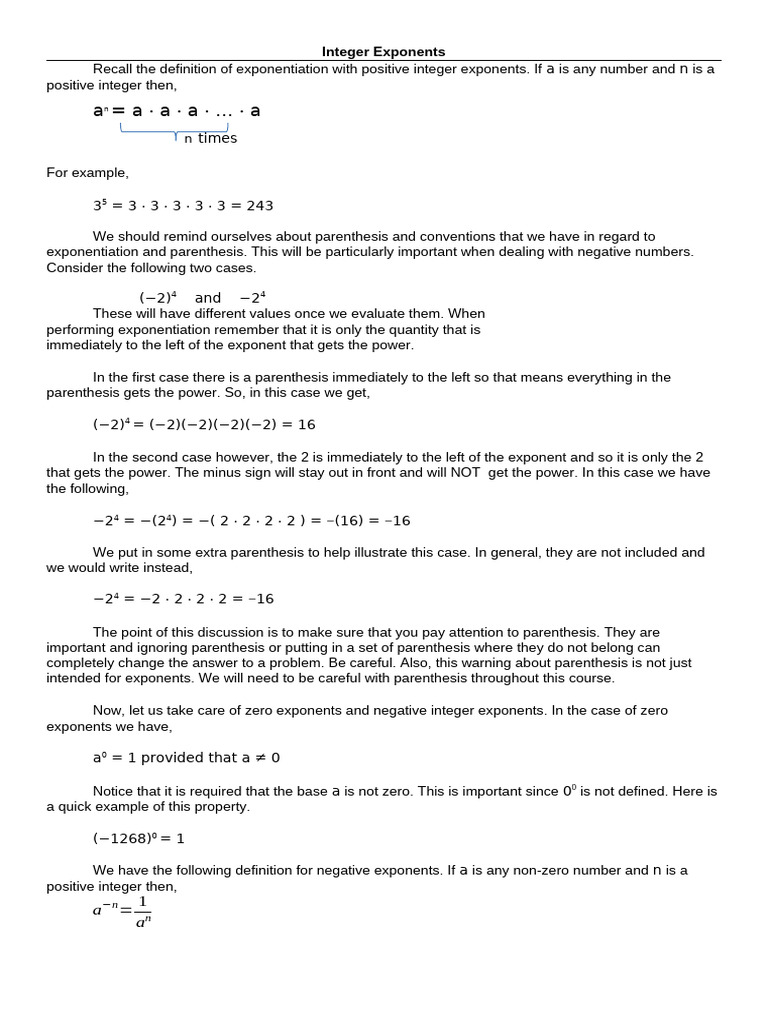 Inbound 7126388493428405257 | PDF | Multiplication | Exponentiation