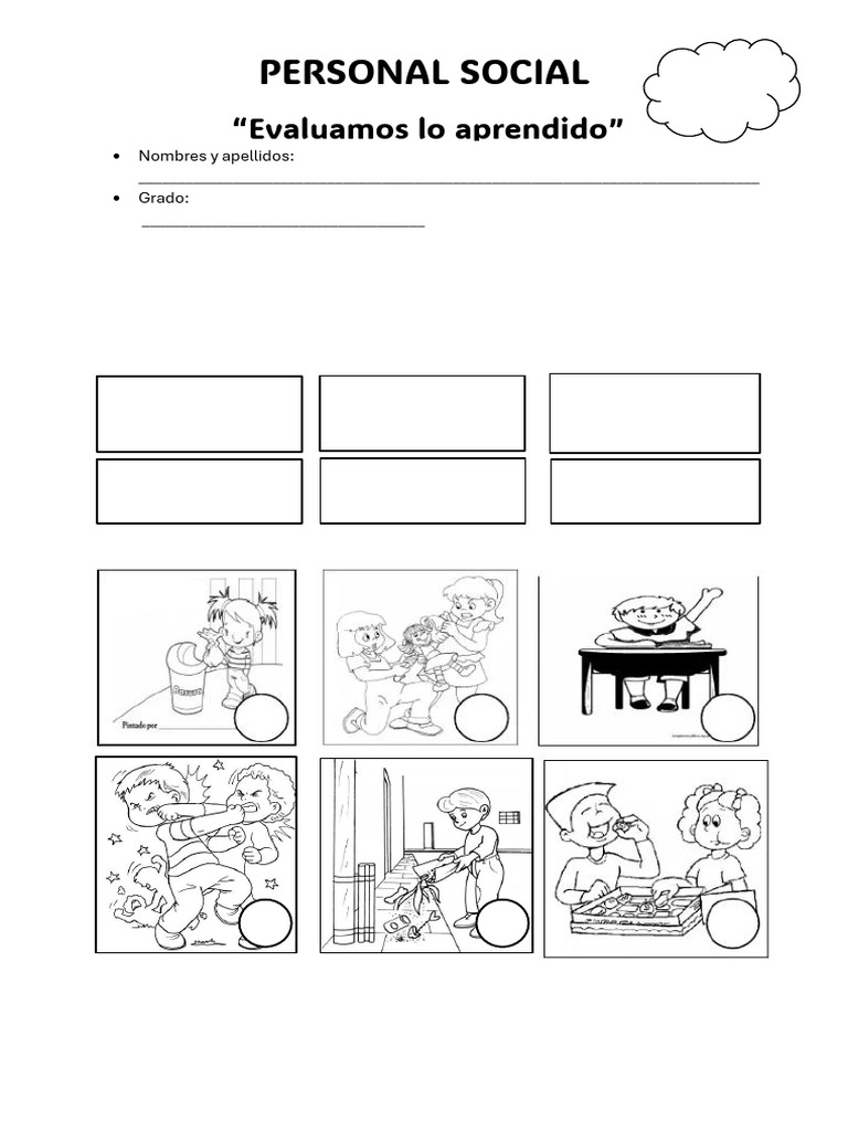 PERSONAL SOCIAL - Examen Del Mes de Marzo | PDF