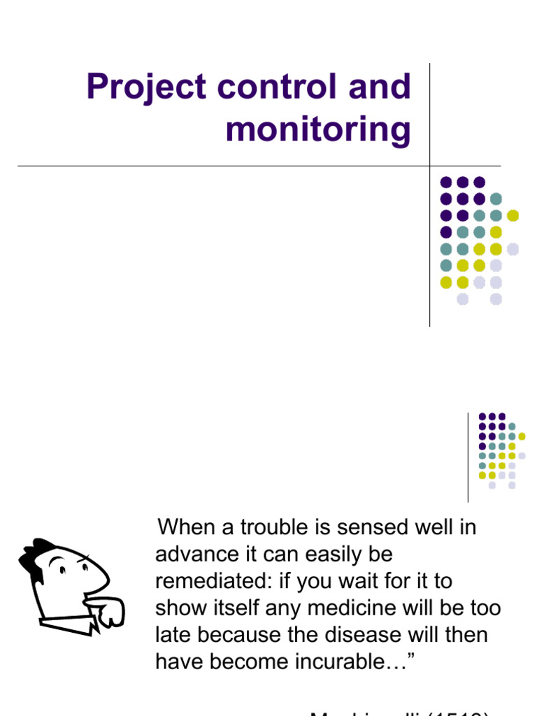 Lecture+6+project+monitoring Control | PDF | Labour Economics | Economies