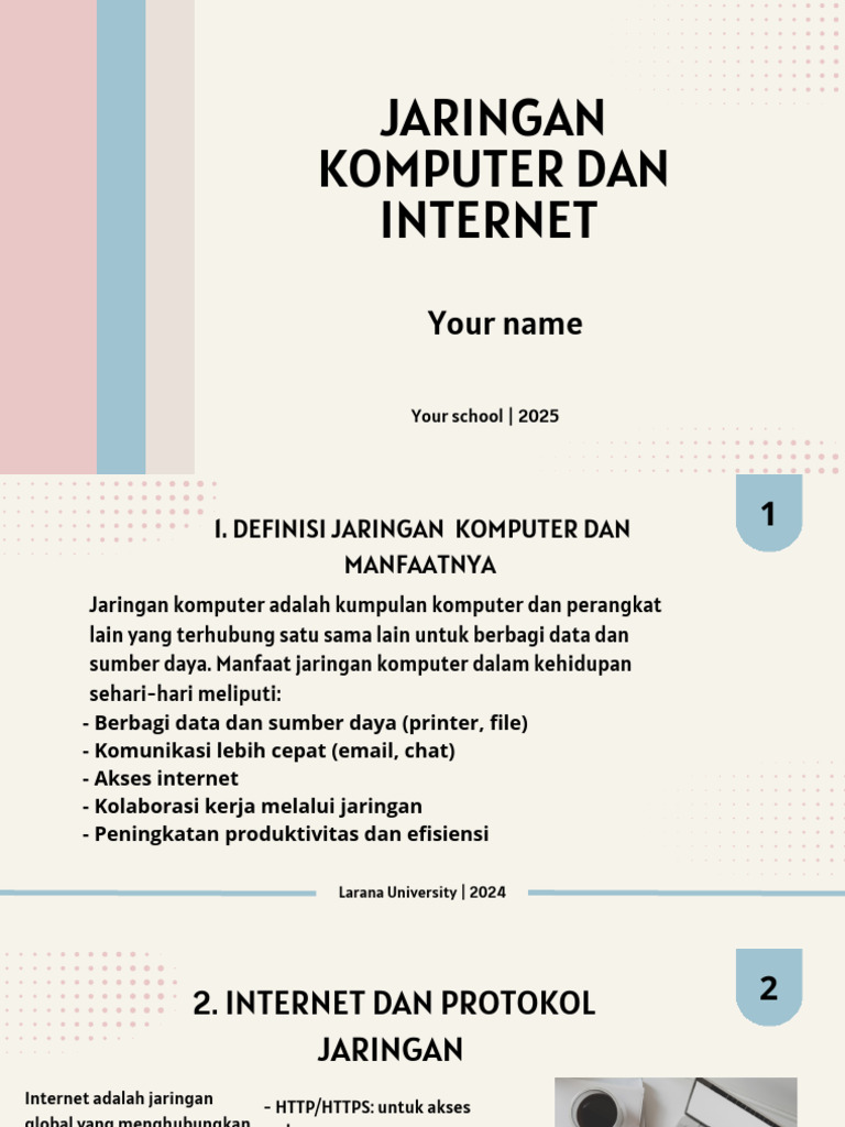 Jaringan Komputer dan Internet: Panduan Lengkap | PDF