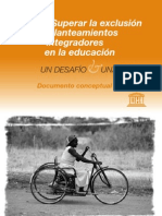 Documento UNESCO Sobre Educacion Inclusiva